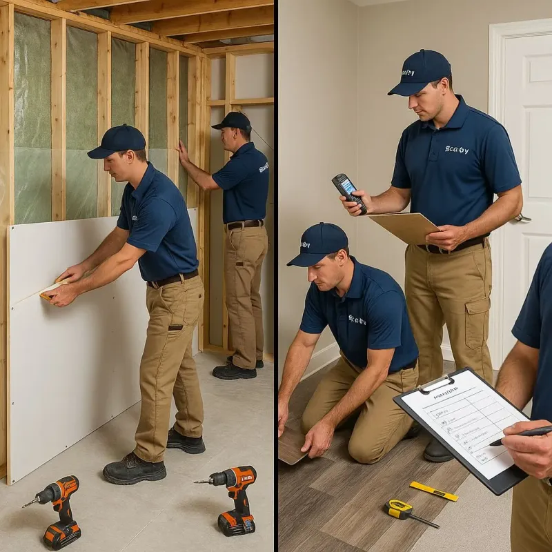 Repairs and Reconstruction process in Rock Island County, IL